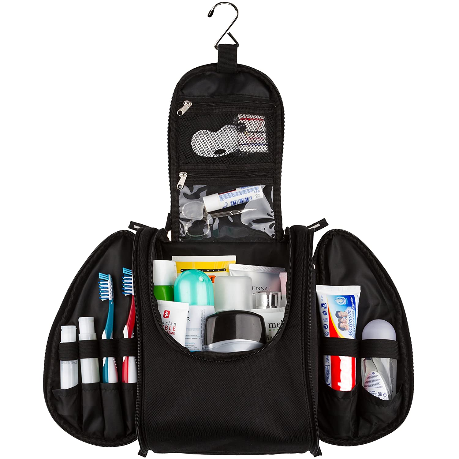 42 Travel Hanging Toiletry Bag – Large Kit Organizer for Men & Women